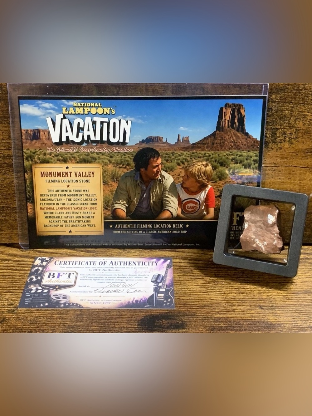 National Lampoon’s Vacation Monument Valley Filming Location Stone Relic 1983